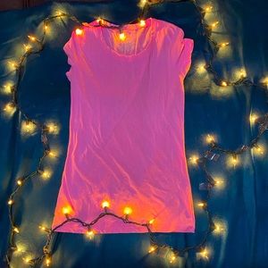 light pink tee shirt